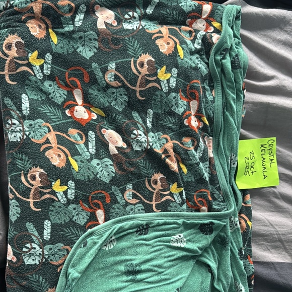 Little Sleepies Monkey Cloud Blanket - Picture 1 of 1